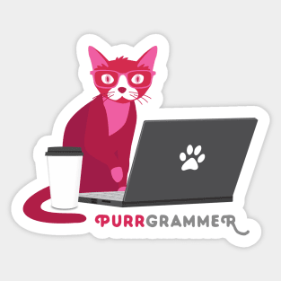 AdvoCat Purrgrammer Sticker